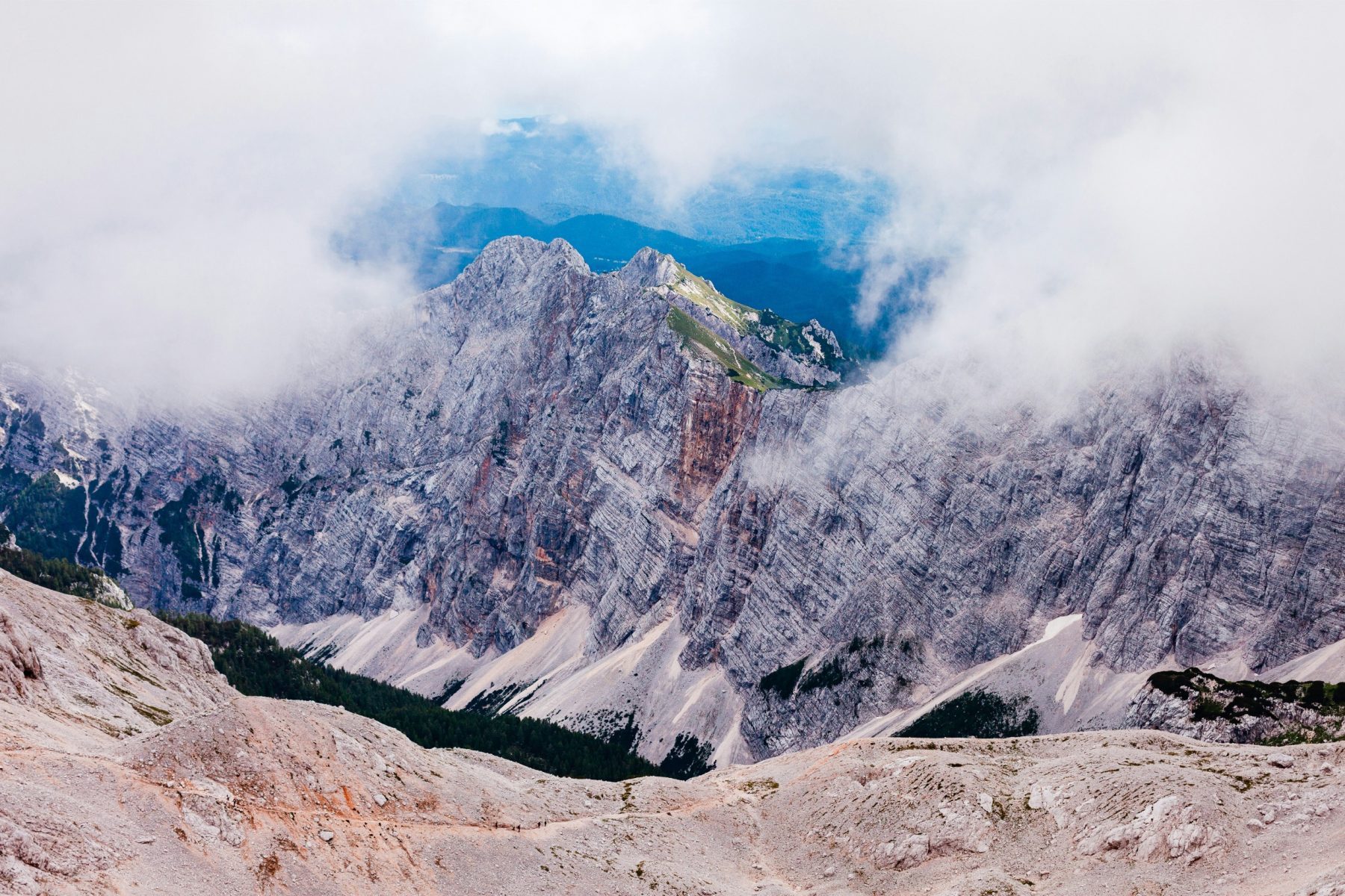 De Julische Alpen in Slovenië.