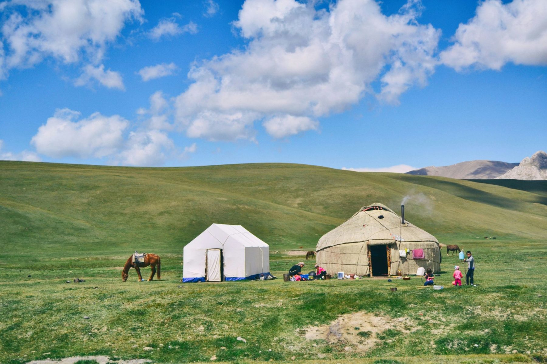 Nomadencultuur in Kirgizië