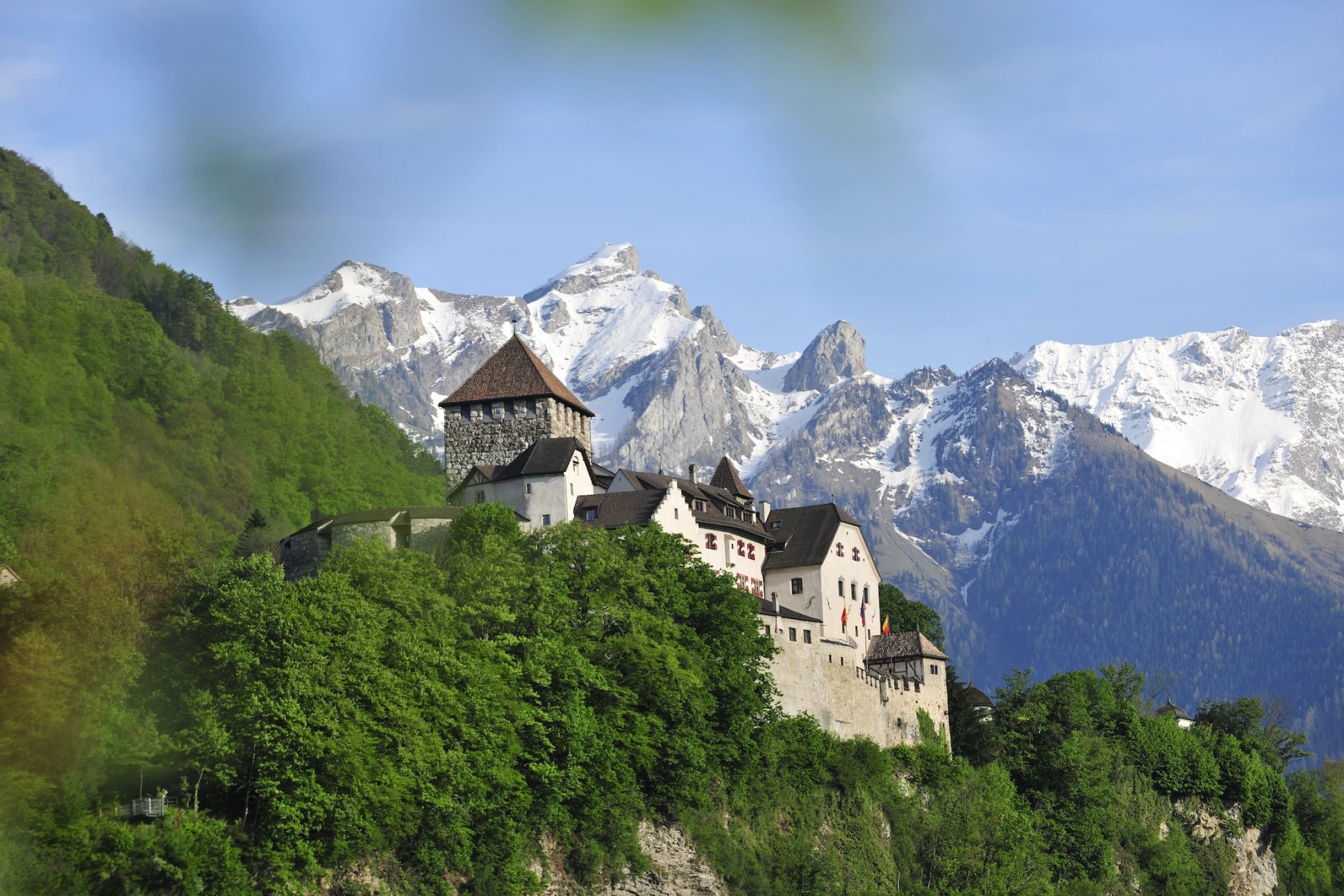 Schloss / Slot Vaduz in Liechtenstein