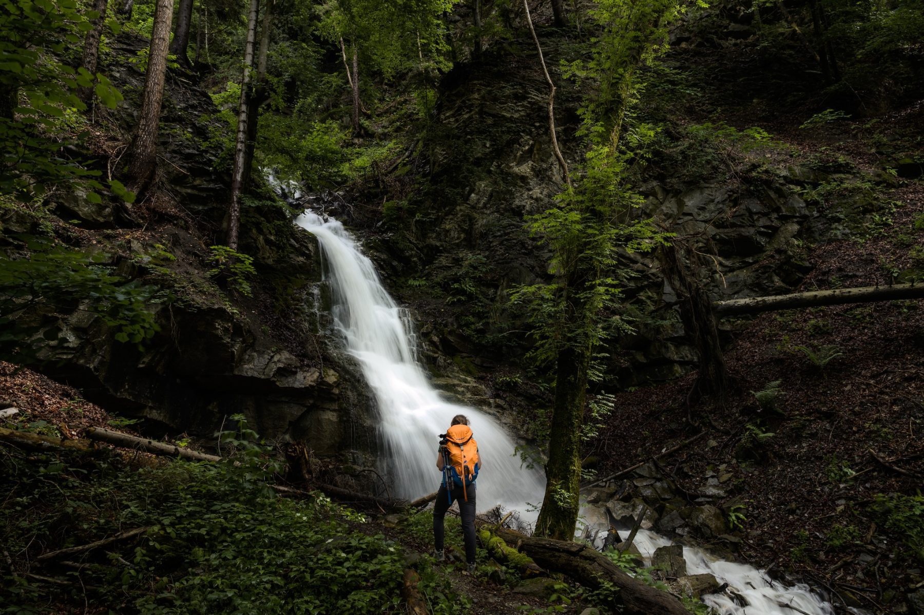 Waterval bij Nendeln - Liechtenstein Trail