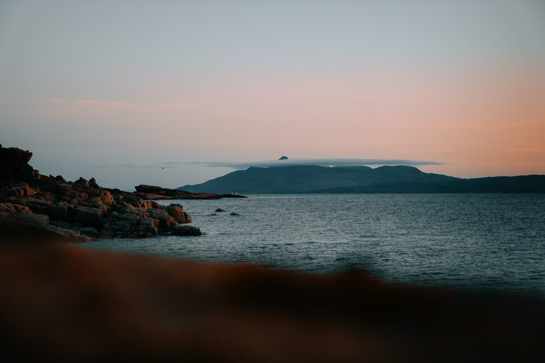 Zonsondergang in Elog, Skye