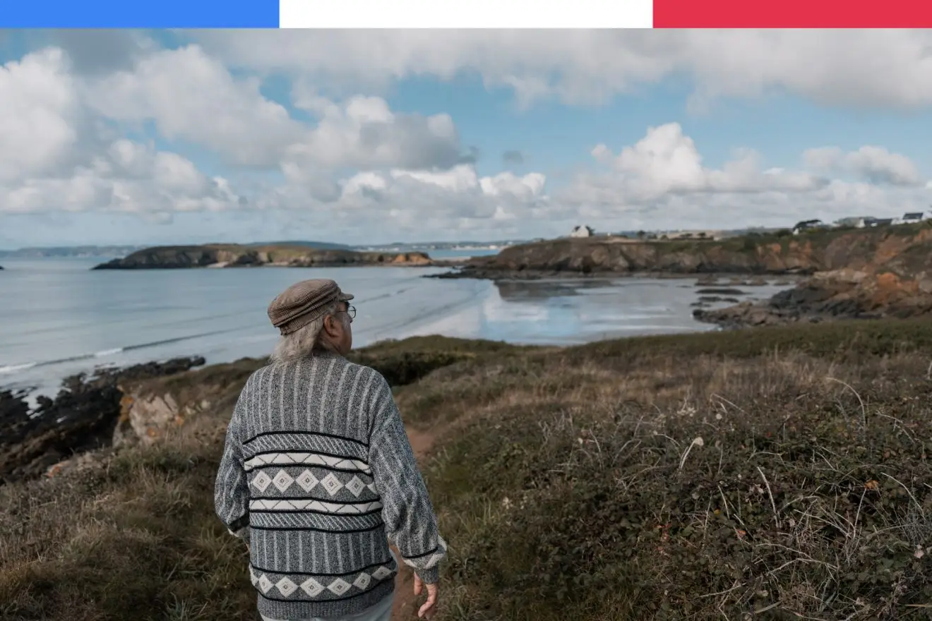 Bretagne 2024 header met Franse vlag