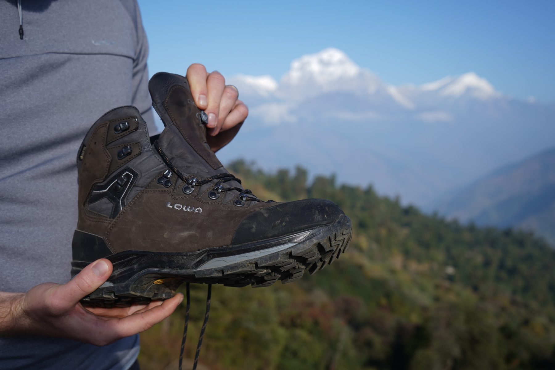 Lowa Camino Evo GTX close-up