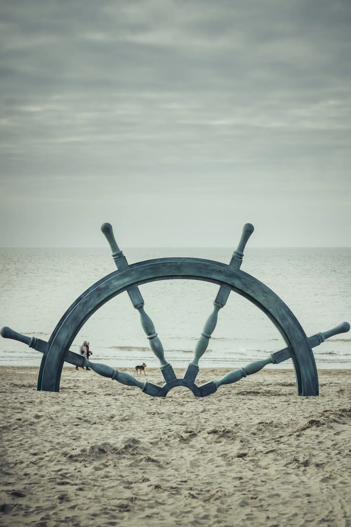 Streek GR De Kust. The Navigator Monument, van Simon Dybbroe Møller in Middelkerke, België