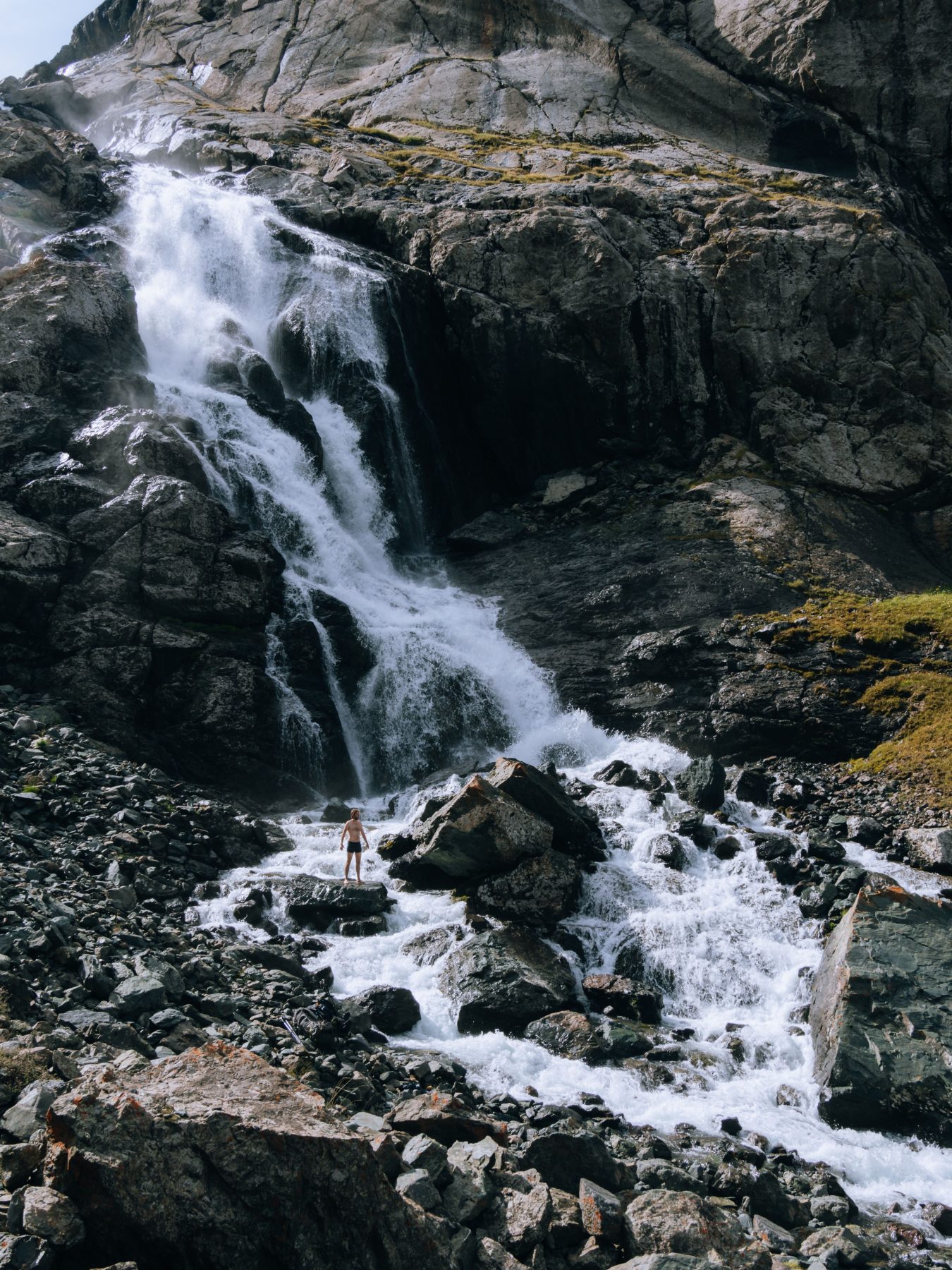 Epische watervallen in Kirgizië